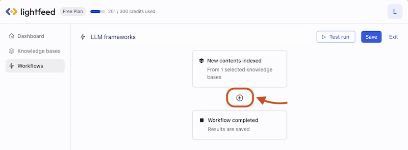 Add a workflow node